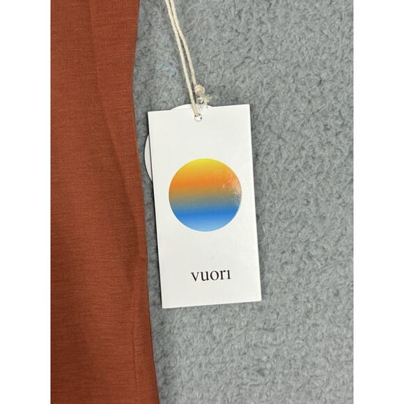 Vuori Tech Tee Men’s Large Burnt Orange Casual Performance Comfort V195 - Picture 4 of 9